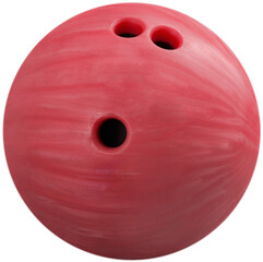 Red Bowling Ball - Isolated