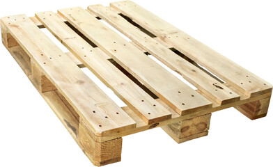 Wooden Shipping Pallet - Isolated