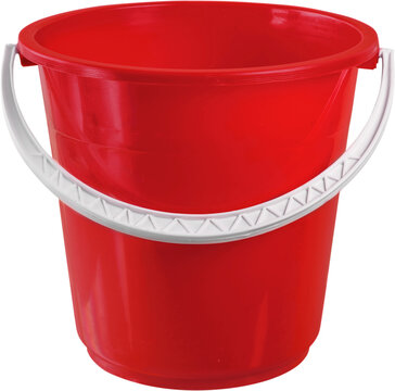 Red Bucket - Isolated