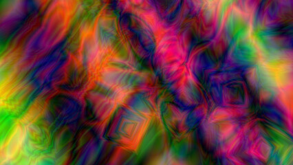 Obraz premium Abstract Colorful Background Soft Fluid Animation. Twisted gradient wavy twirls. Fractal geometric motion. Patterns motion background with Titles. Oblique and straight line
