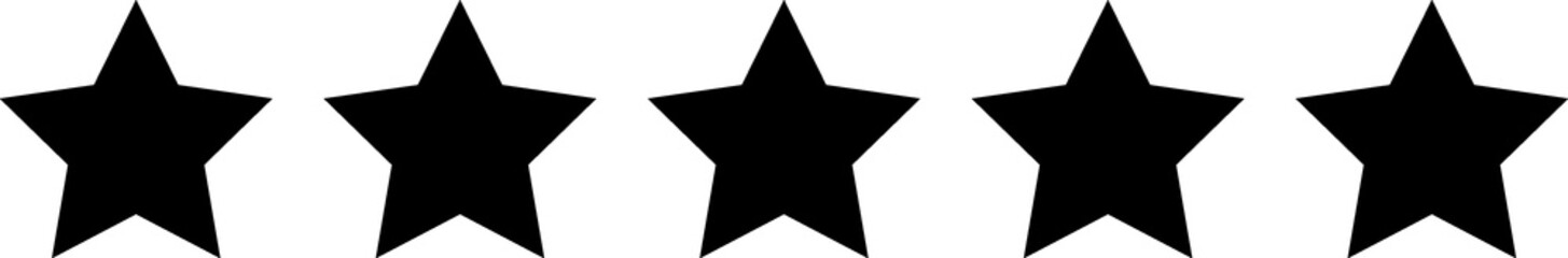 Rating Stars outline icon