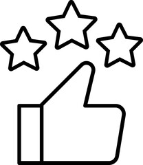 Like Award Thumbs up Recommend Icon