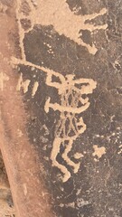 Rock carvings of ancient civilizations
