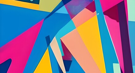 Modern abstract cover, minimal covers design. Colorful geometric background. Colorful abstract geometric pattern design in isometric style