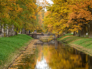 Alexander Park (Tsarskoye Selo). Small Chinese Bridge.