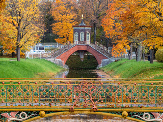 Alexander Park (Tsarskoye Selo). Great Chinese Bridge.
