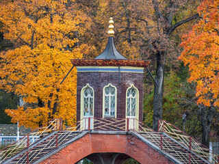 Alexander Park (Tsarskoye Selo). Great Chinese Bridge.