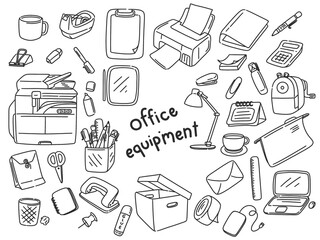 Office equipment tool and accessories PNG format