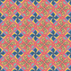 Sun Floral Seamless Pattern Background Garden Nature Plant Art