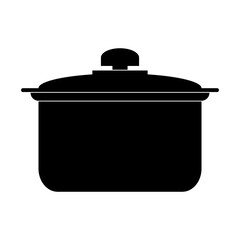 Pan silhouette illustration vector