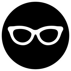 Spectacles, eyeglasses line icon