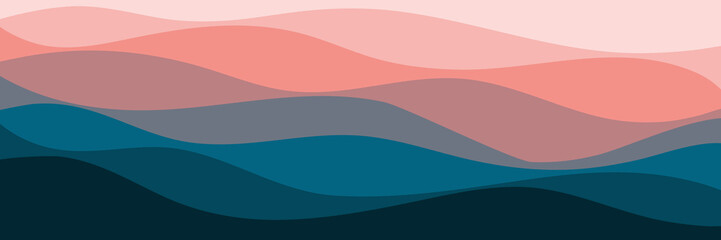 abstract design of wave pattern vector illustration for wallpaper, background, backdrop design, and design template	