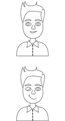 Clipart, Man vector, Vector art. 