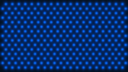 配列されたドットの背景素材　デジタルイメージ　ネオン　青色バージョン