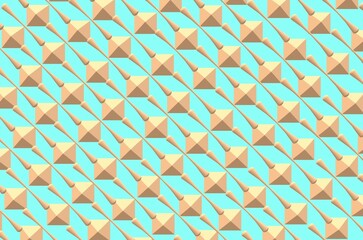 seamless geometric pattern with triangles for fabric