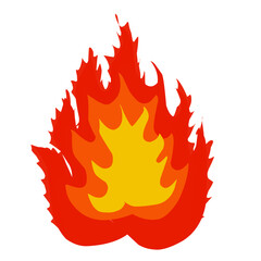 burning fire illustration