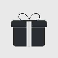 Gift vector icon illustration sign