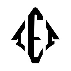 IEI logo. IEI logo letter logo design vector image. IEI letter logo design. IEI modern and creative letter logo. 3 letter logo Vector Art Stock Images.  