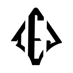 IEJ logo. IEJ logo letter logo design vector image. IEJ letter logo design. IEJ modern and creative letter logo. 3 letter logo Vector Art Stock Images.  
 