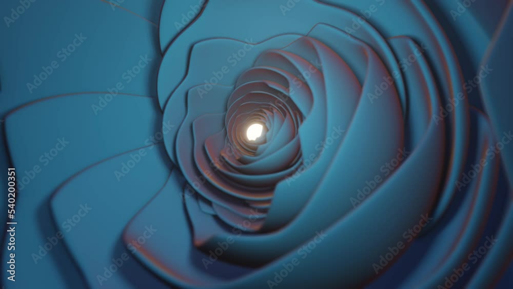 Aufkleber Wonderful Abstract colourful swirl golden ratio background. Starburst dynamic wave. 3d rendering illustration Background pattern for design.	