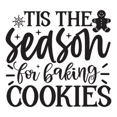 Tis season for baking cookies  Pot Holders SVG 