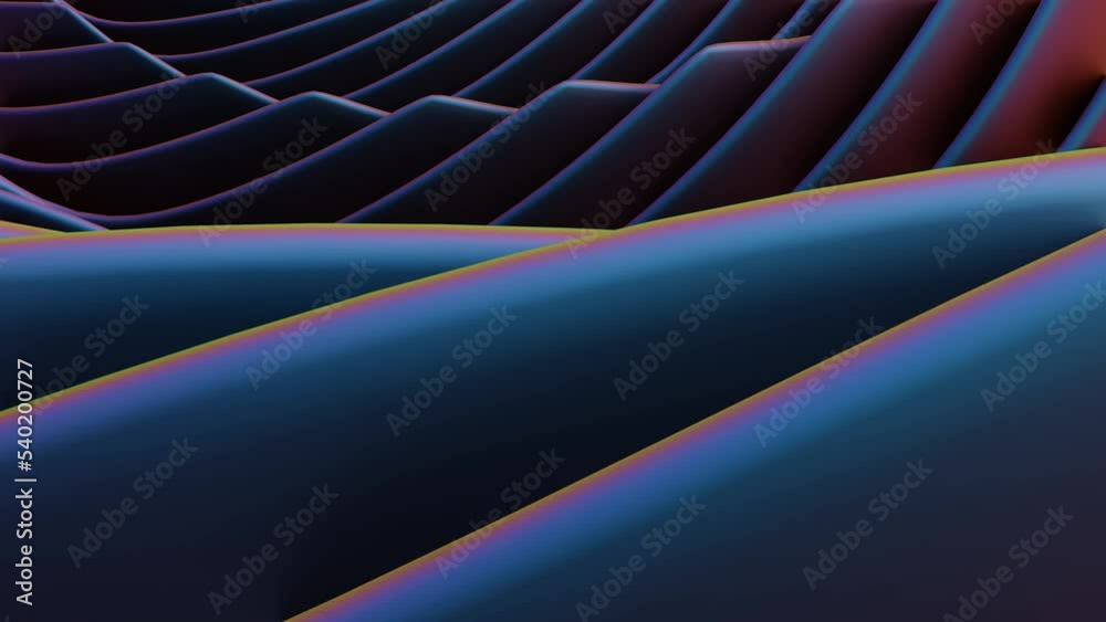 Aufkleber Wonderful Abstract colourful line background. Starburst dynamic wave. 3d rendering illustration Background pattern for design.	