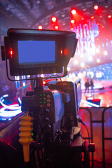 studio camera at the concert.