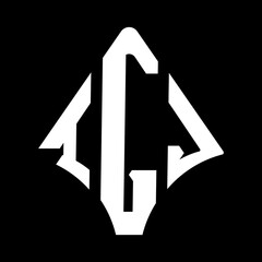 IGJ logo. IGJ logo letter logo design vector image. IGJ letter logo design. IGJ modern and creative letter logo. 3 letter logo Vector Art Stock Images.  