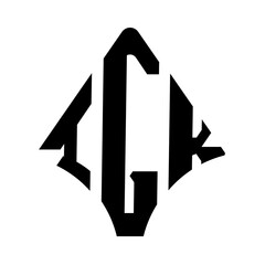 IGK logo. IGK logo letter logo design vector image. IGK letter logo design. IGK modern and creative letter logo. 3 letter logo Vector Art Stock Images.  
 