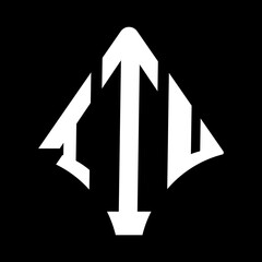 IIU logo. IIU logo letter logo design vector image. IIU letter logo design. IIU modern and creative letter logo. 3 letter logo Vector Art Stock Images.  