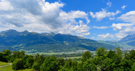 Fototapeta na wymiar Vaduz, Liechtenstein