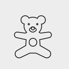 Teddy bear icon