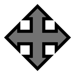 Obraz premium Expand Arrows Vector Icon