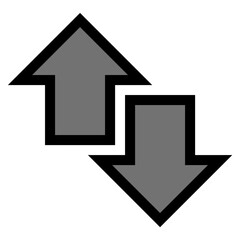 Two Arrows Vector Icon