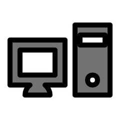 Computer Vector Icon