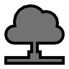 Cloud Network Vector Icon