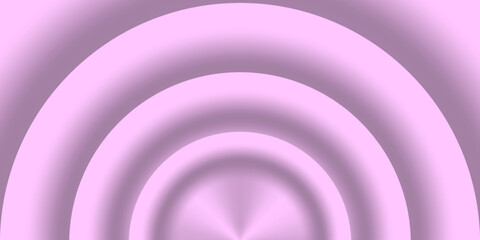 Dynamic monochromatic pink background circle, 3-dimensional shape