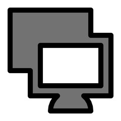 Monitor Vector Icon