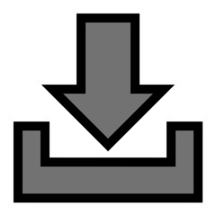 Downloading Vector Icon