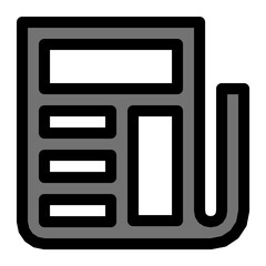 Newspaper Vector Icon