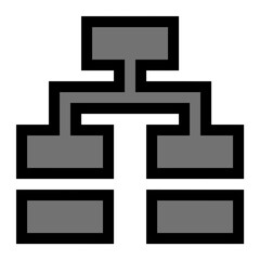 Obraz premium Hierarchy Vector Icon