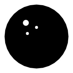 Bowling Ball Vector Icon