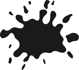 Ink Splash Shape Vector