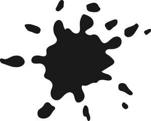 Ink Splash Shape Vector