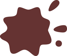 Ink Drop and Splashes Grunge Textured