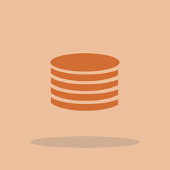 Data vector icon illustration sign