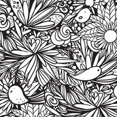 Naklejka premium Adult coloring pages for your design