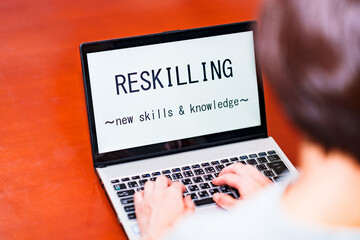 Re-skilling is important toward DX