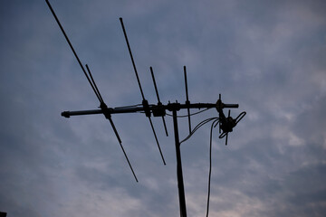 antenna on the roof