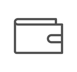 Money savings icon outline and linear vector.